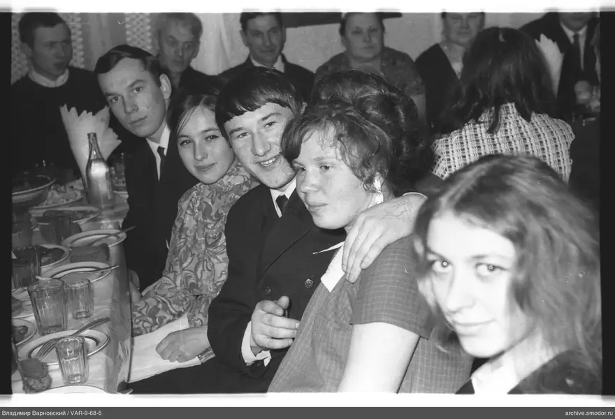 Group of young people at a table