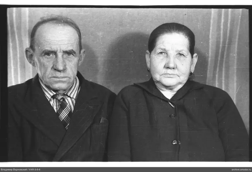 Group portrait of man and woman