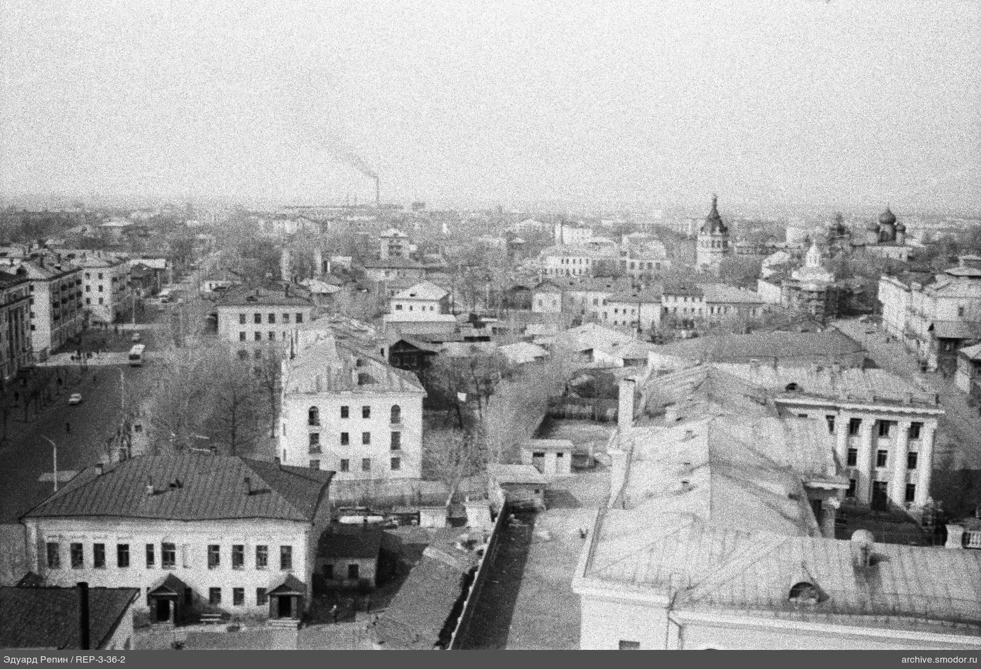 Вид на город с высоты