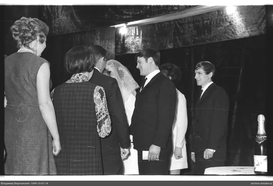 Woman in wedding dress at event