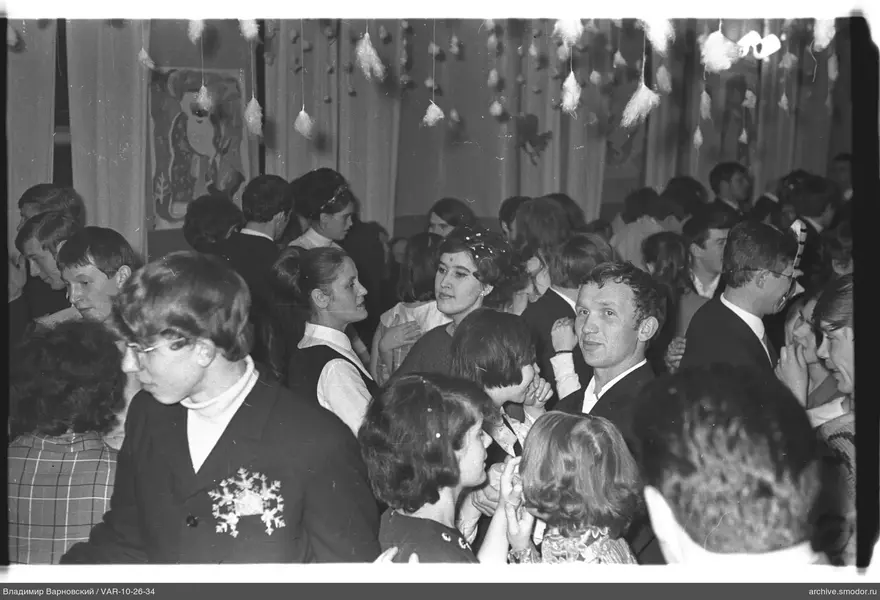 Gathering of young people indoors