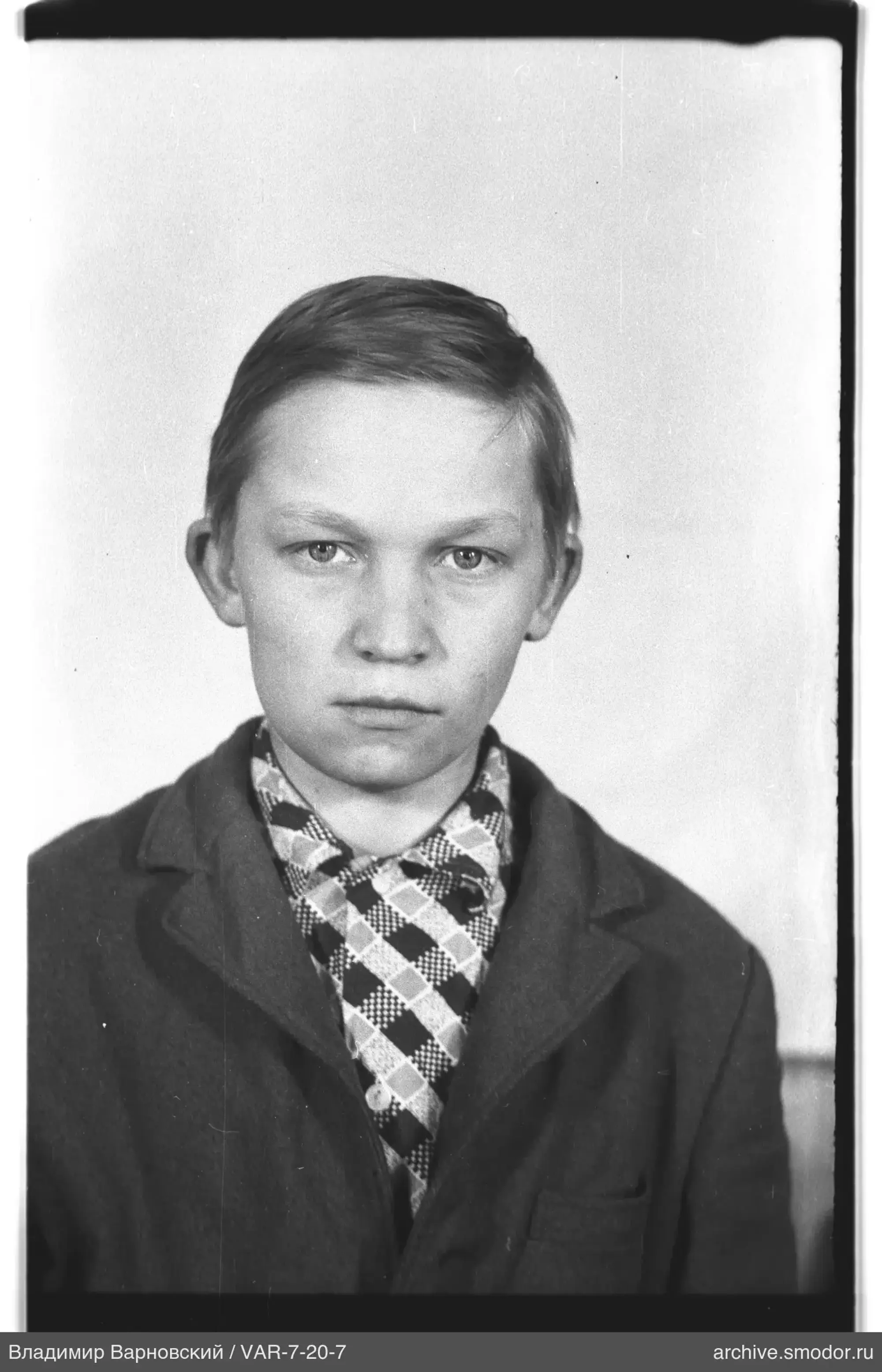 Boy's portrait in a jacket