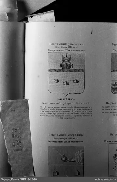 Герб Солигалича с галеерой и солью