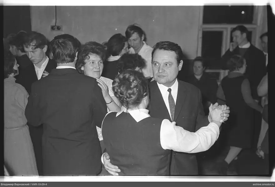 Couples dancing indoors