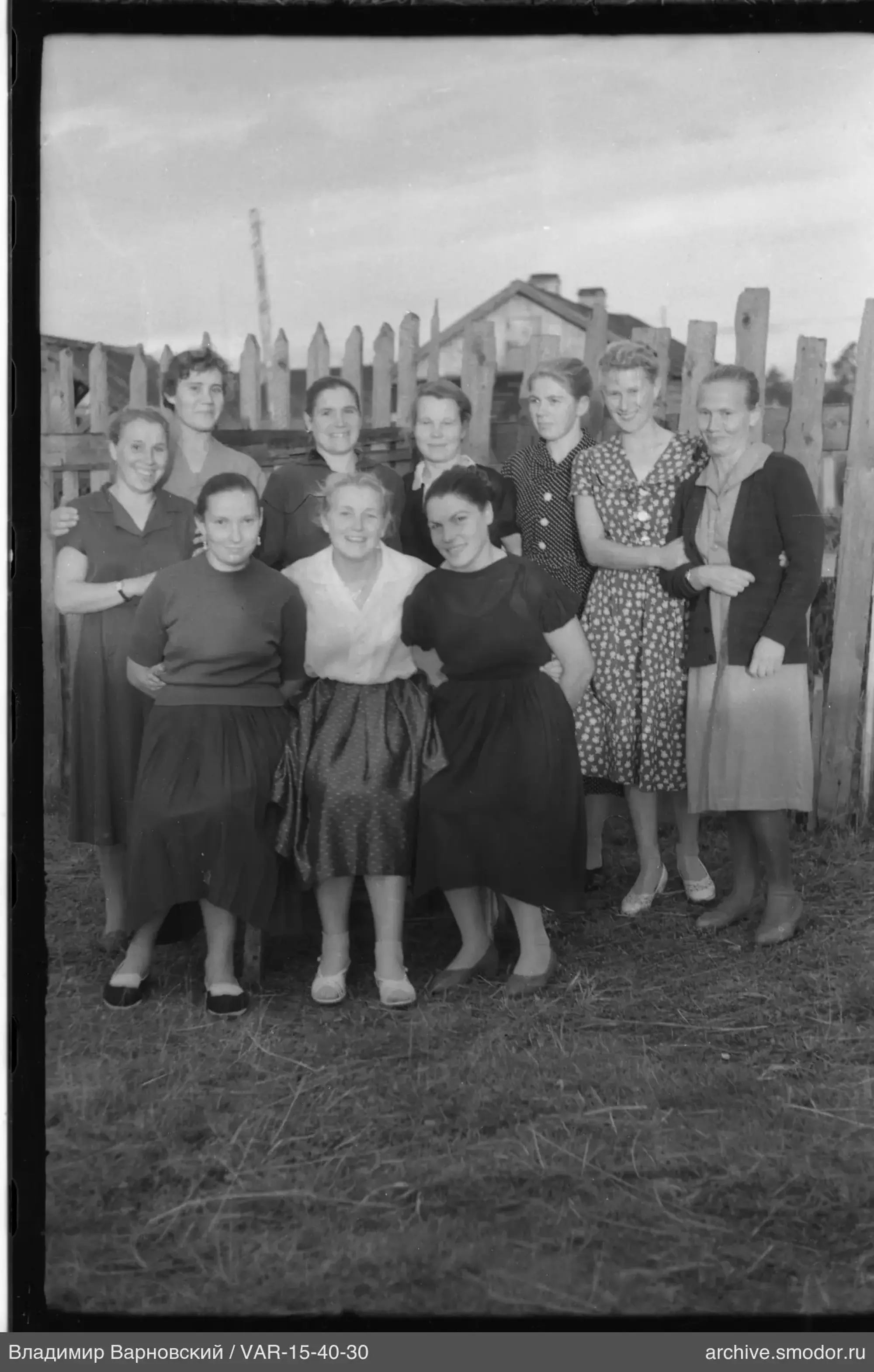 Gruppenporträt von Frauen im Freien