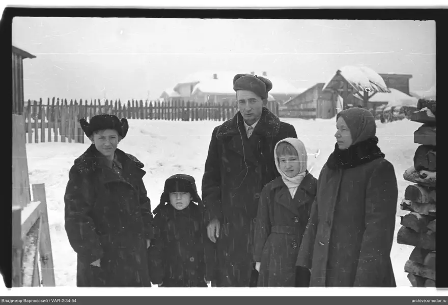 Gruppenporträt im Schnee