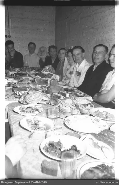 Guests at the festive table
