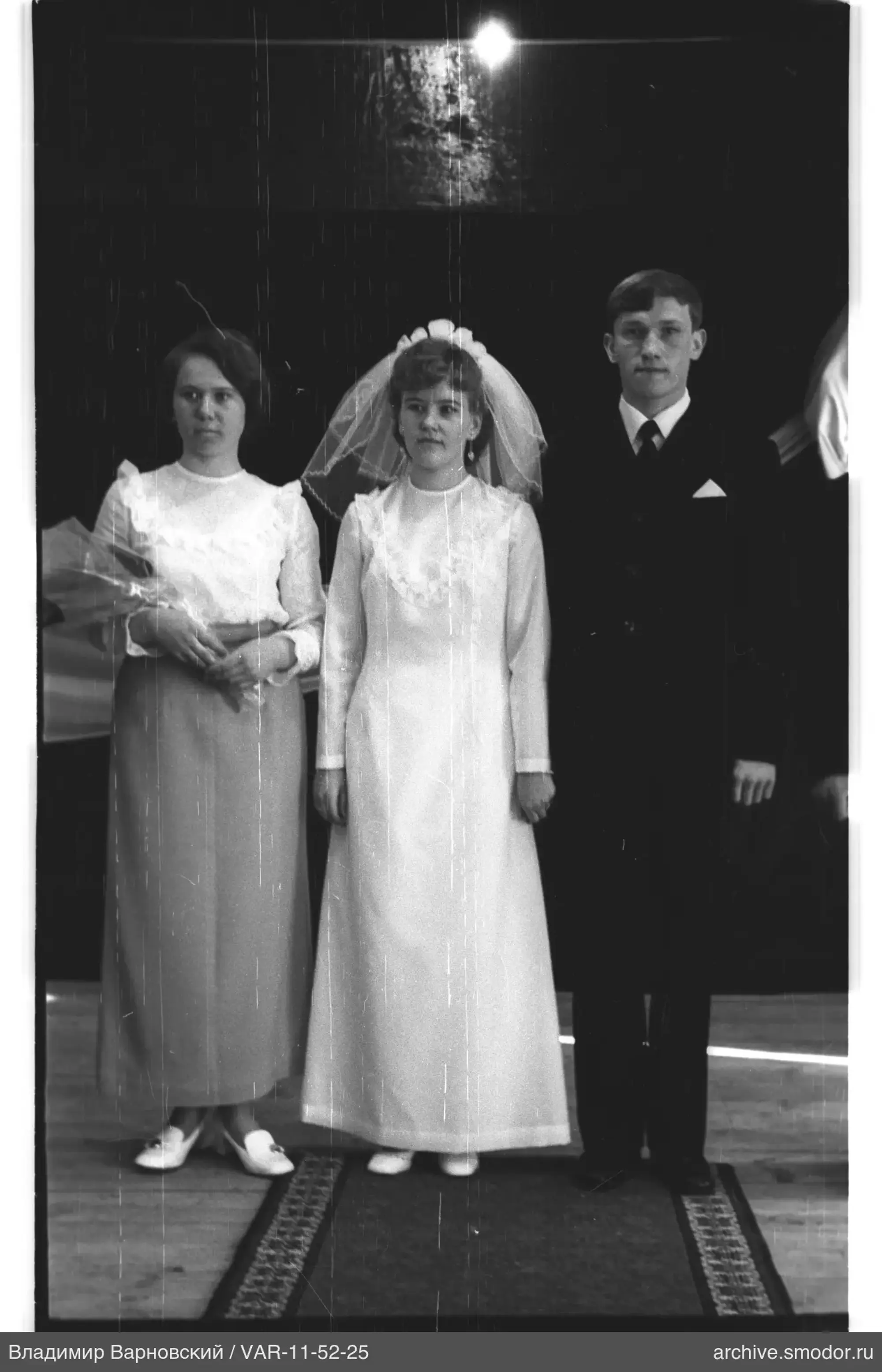 Group portrait of three people