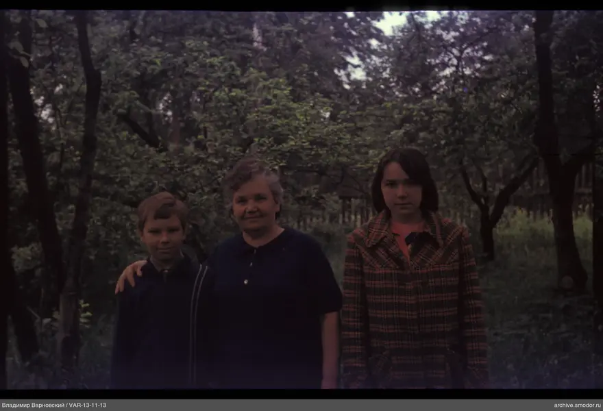 Group portrait of three people