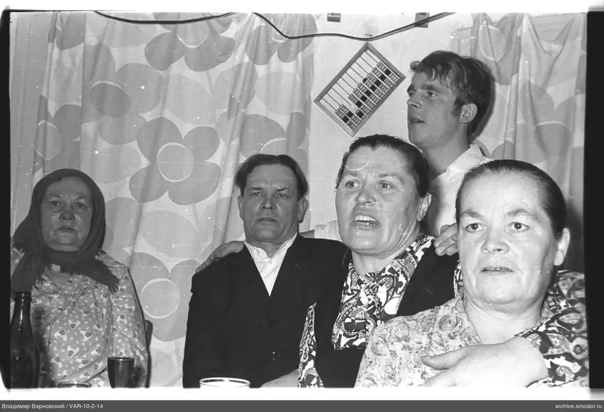 Group portrait of five people