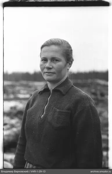 Portrait of a woman in a dark sweater