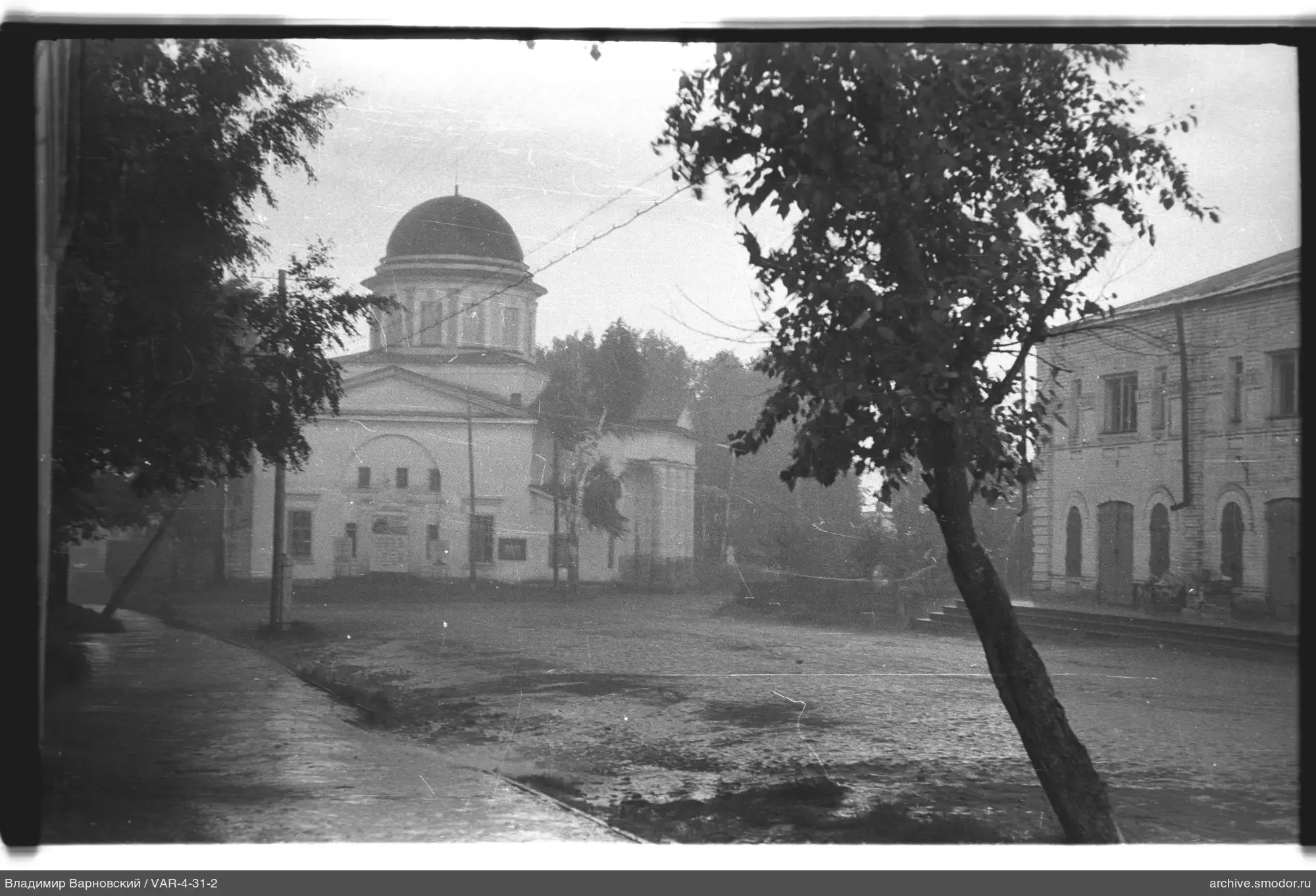 View of building with dome and columns