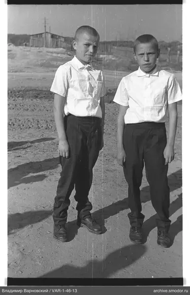 Porträt von zwei Jungen