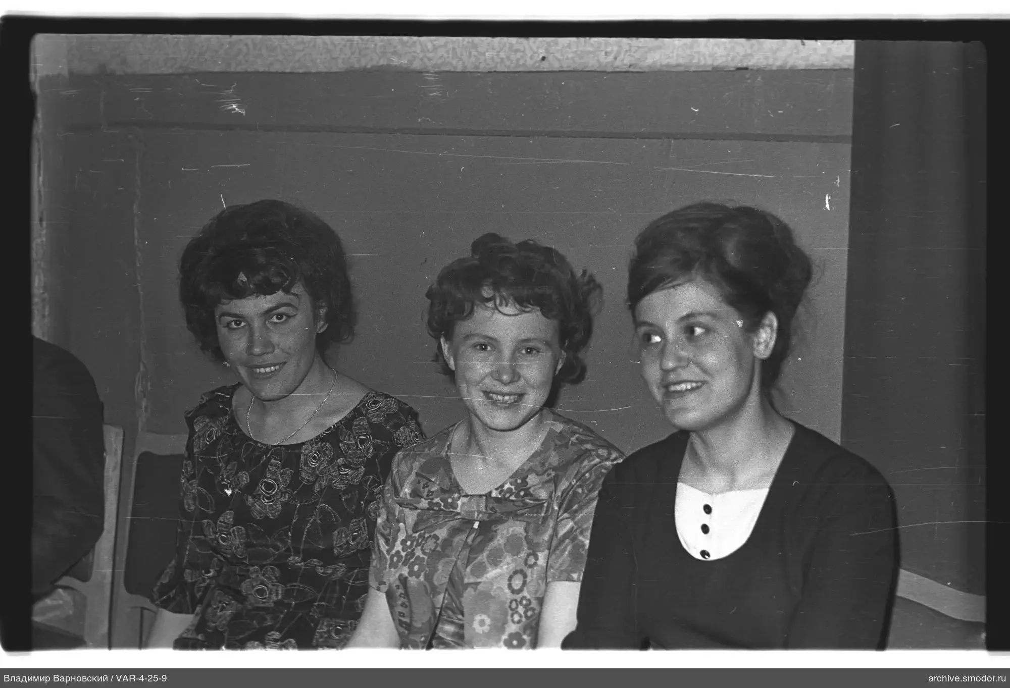 Group portrait of three women
