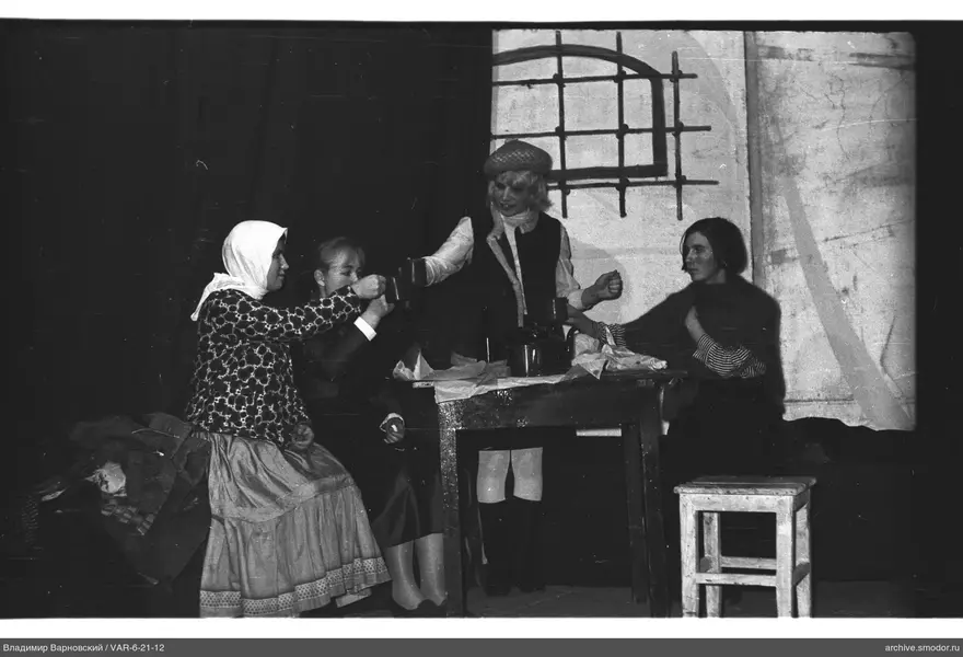 Group of women around a table