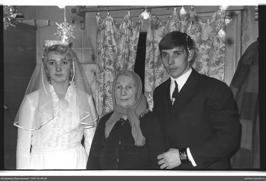 Group portrait of three people