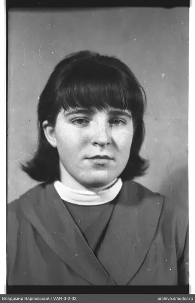 Portrait of a woman with dark hair