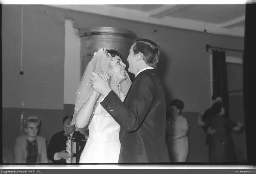 Dancing couple at event