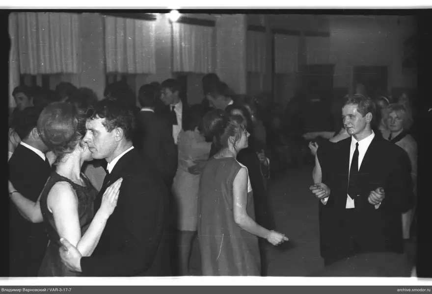 Dancing couples at an event