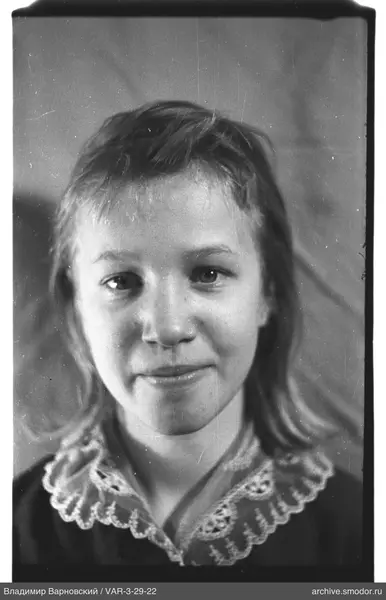 Portrait of a girl with light hair