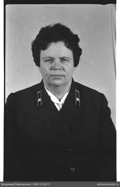 Portrait of a woman in uniform