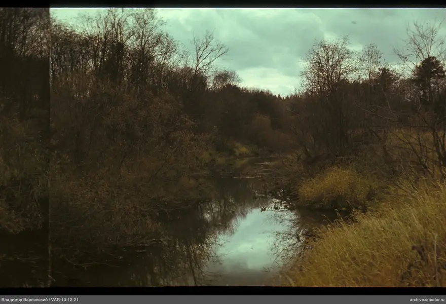 River with sky and trees reflections