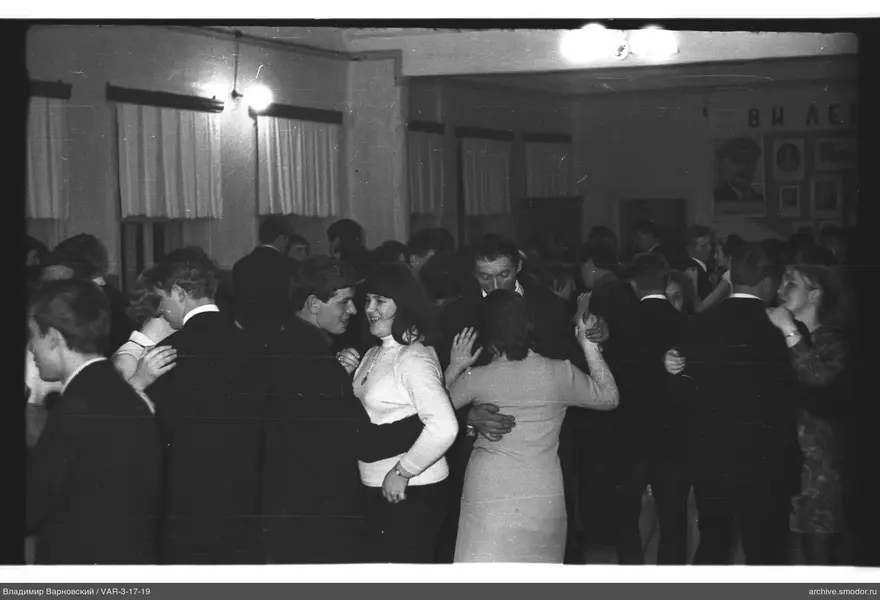 Dancing couples at an event