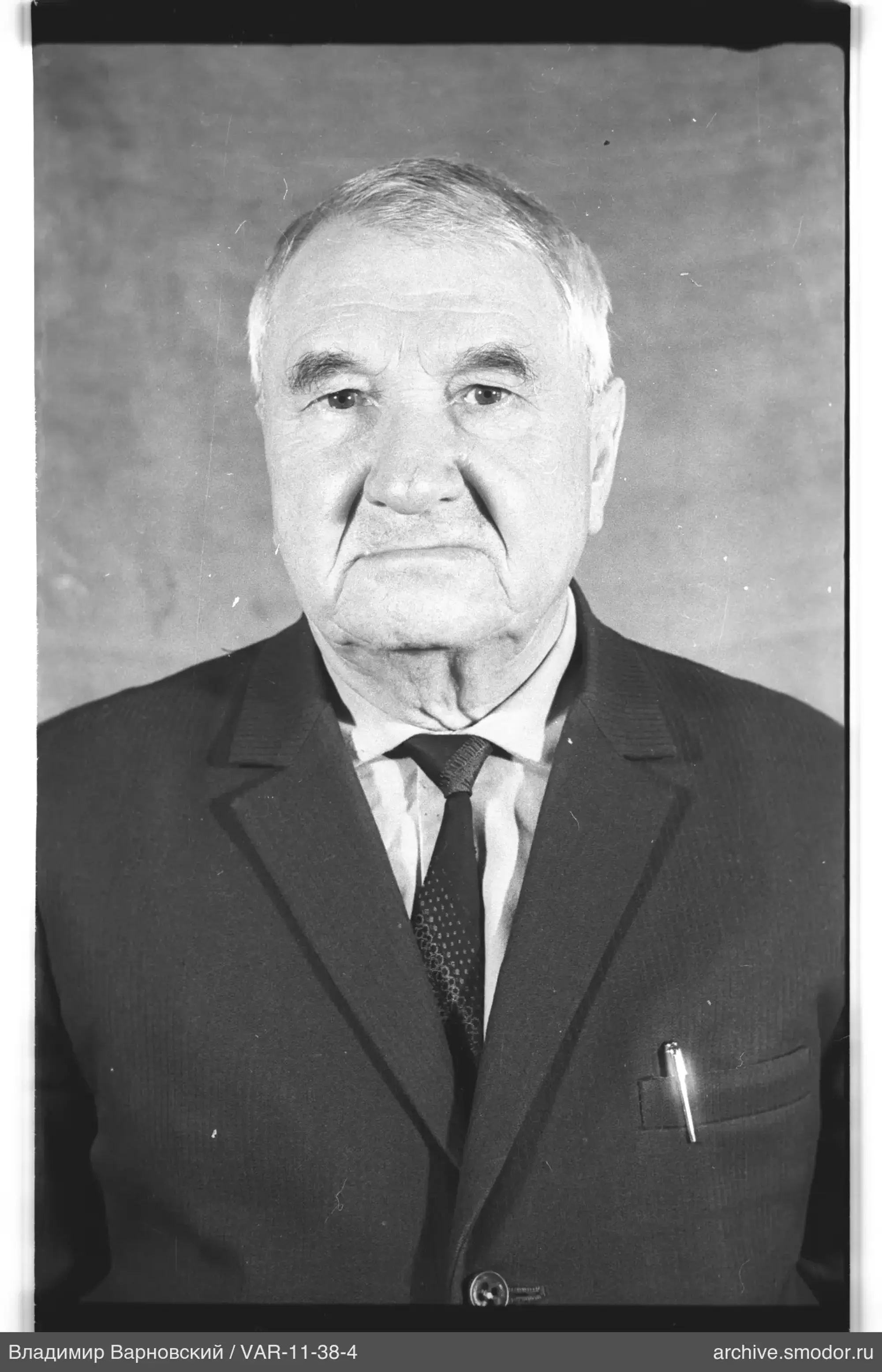 Portrait of an elderly man