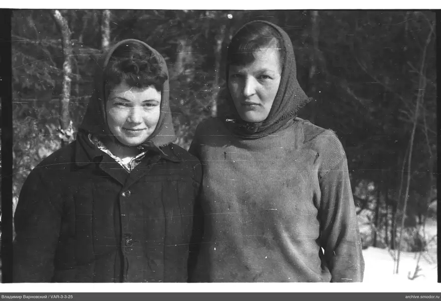 Portrait of two women