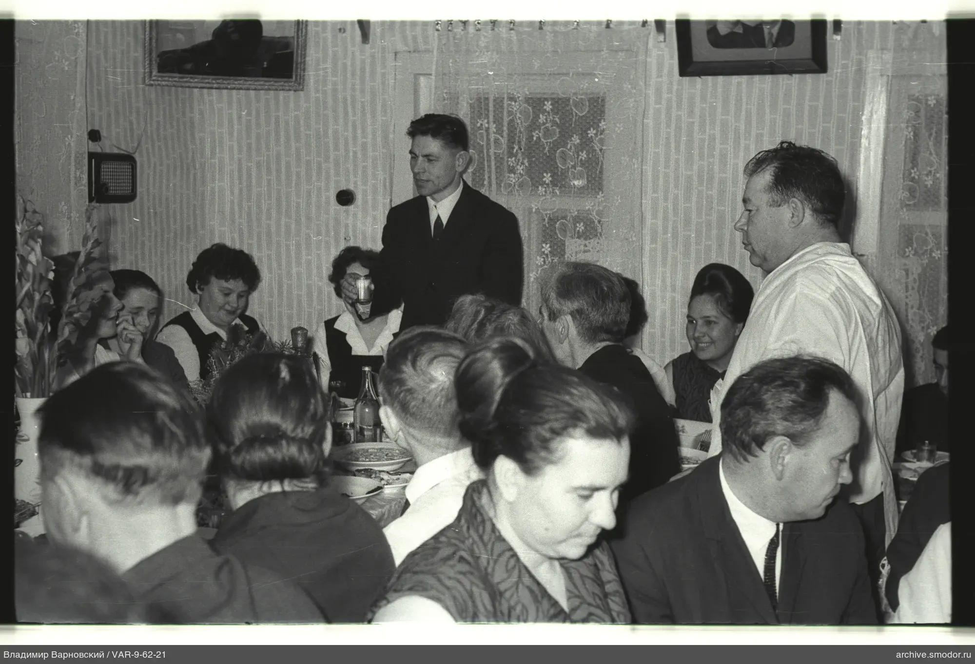 People sitting at a table at an event