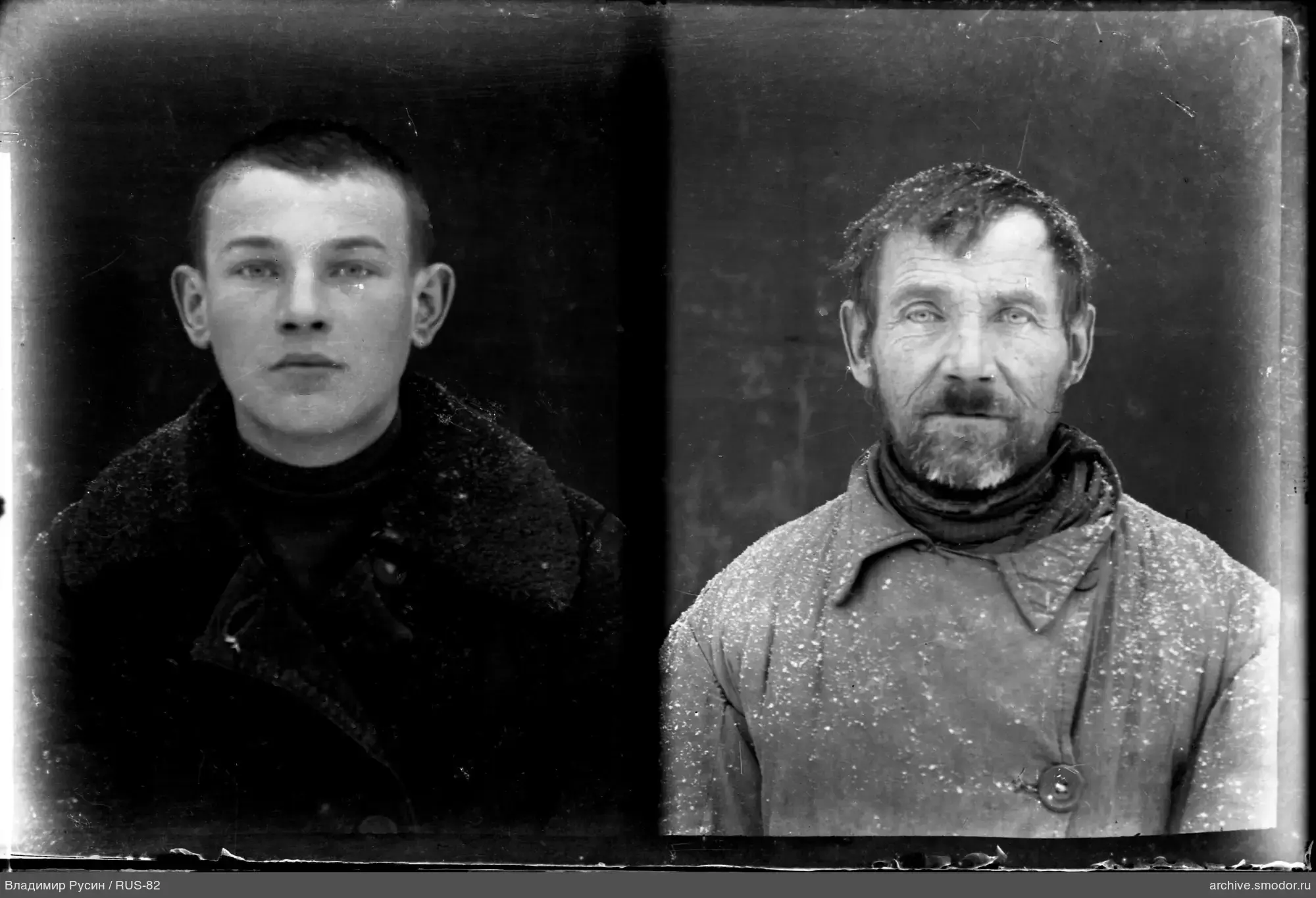 Portraits of two men