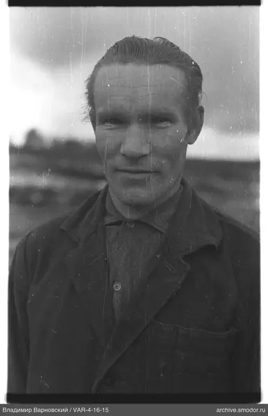 Portrait of a man in dark clothing