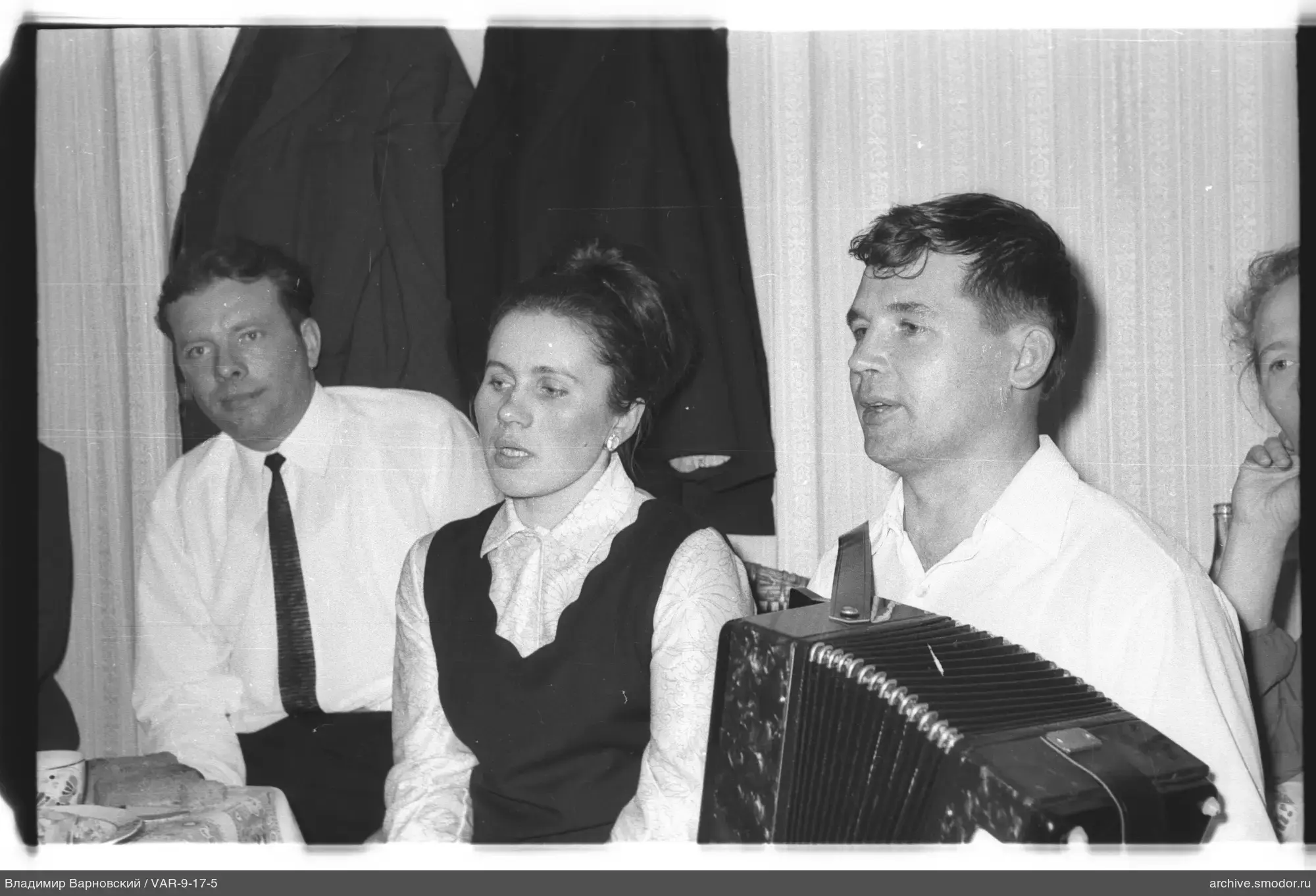 Group portrait of three adults