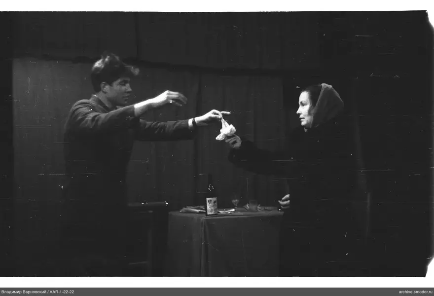 Man and woman at an event