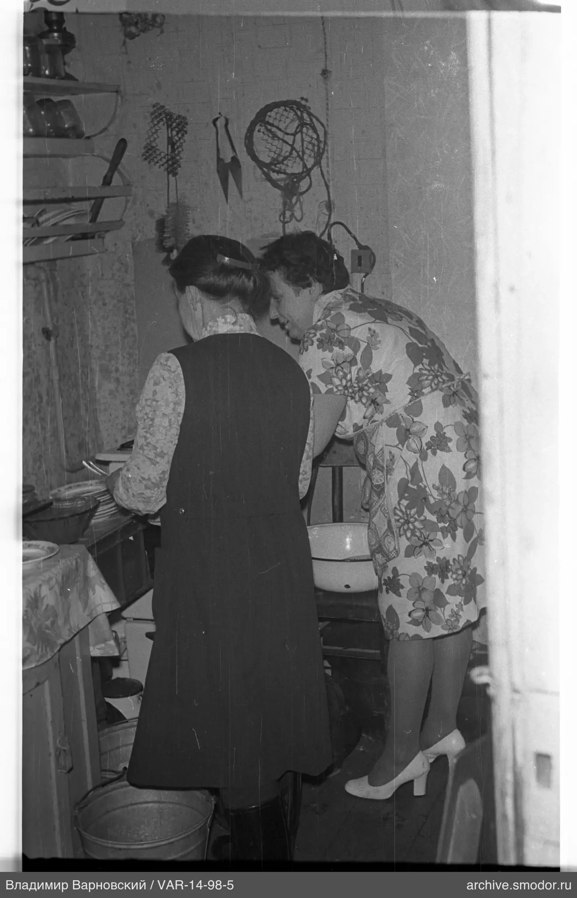 Two women in a kitchen
