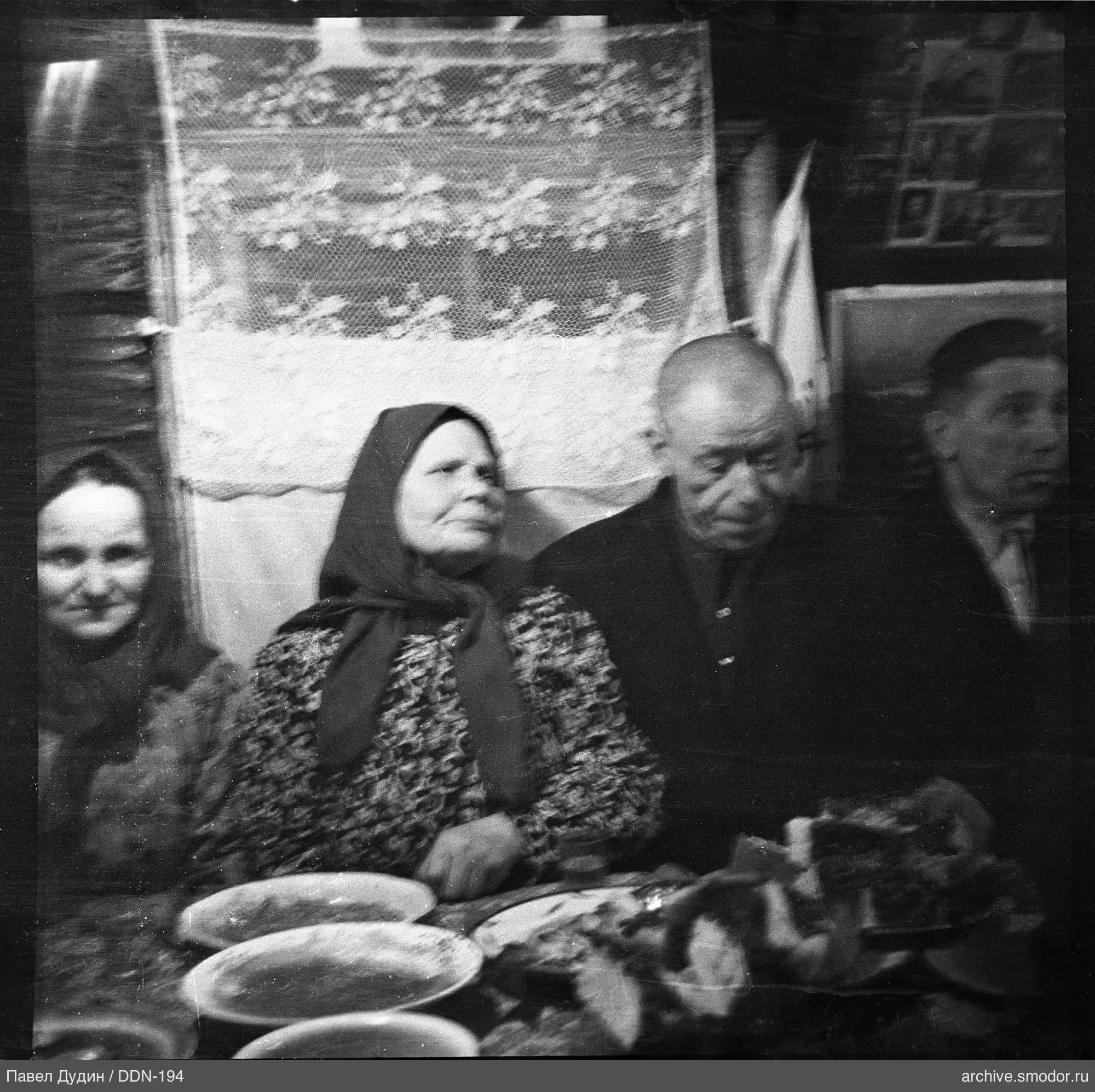 Group sitting at a table