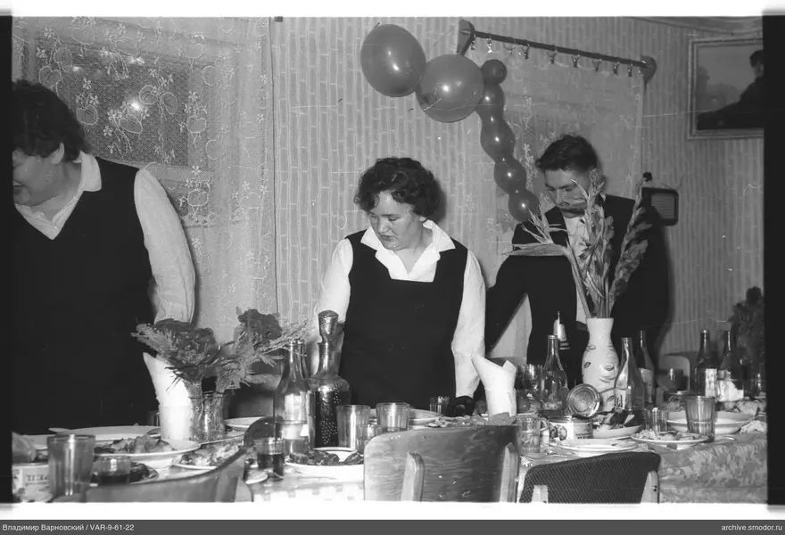 People at a table during an event