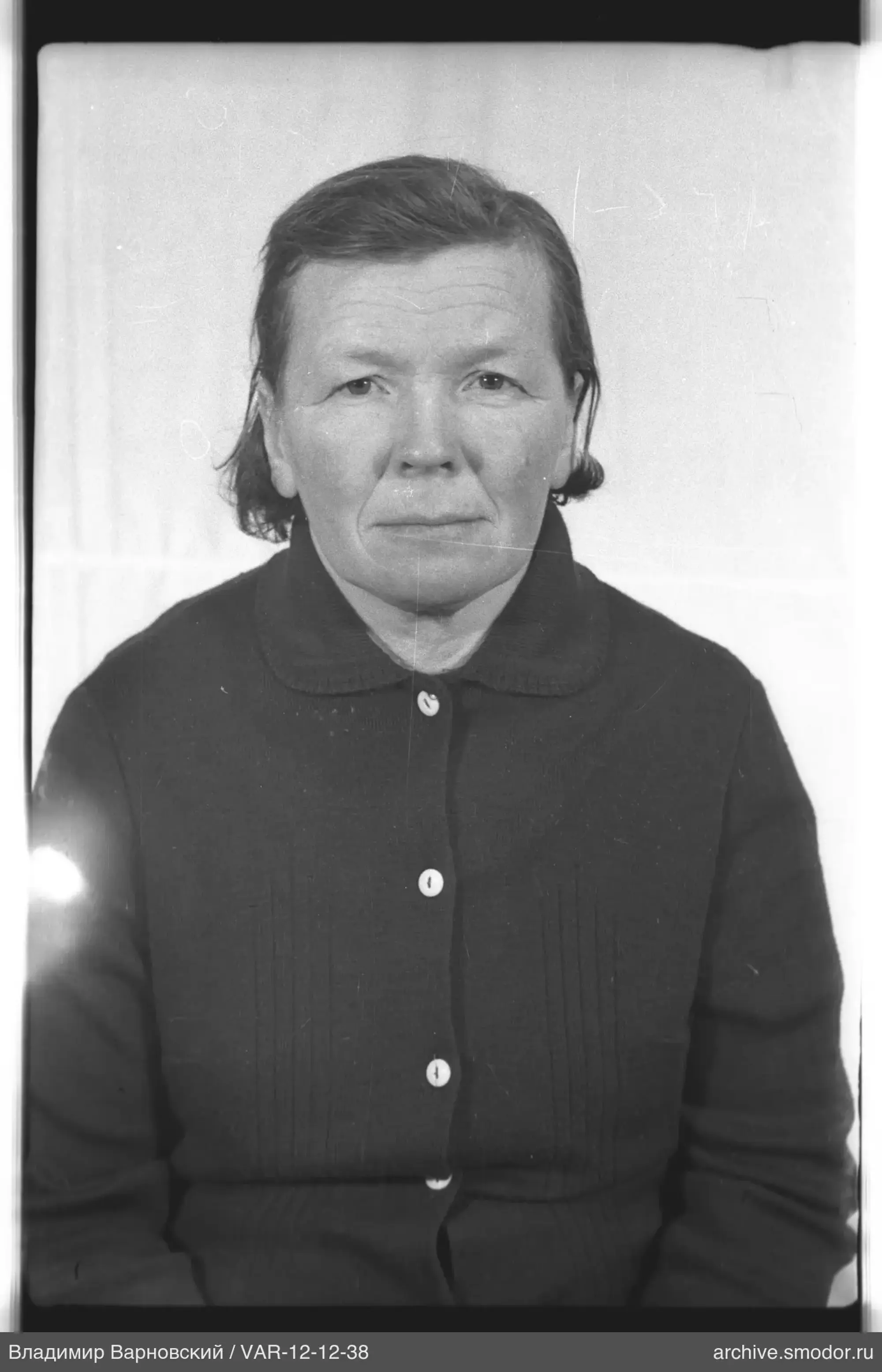 Portrait of a woman with short hair