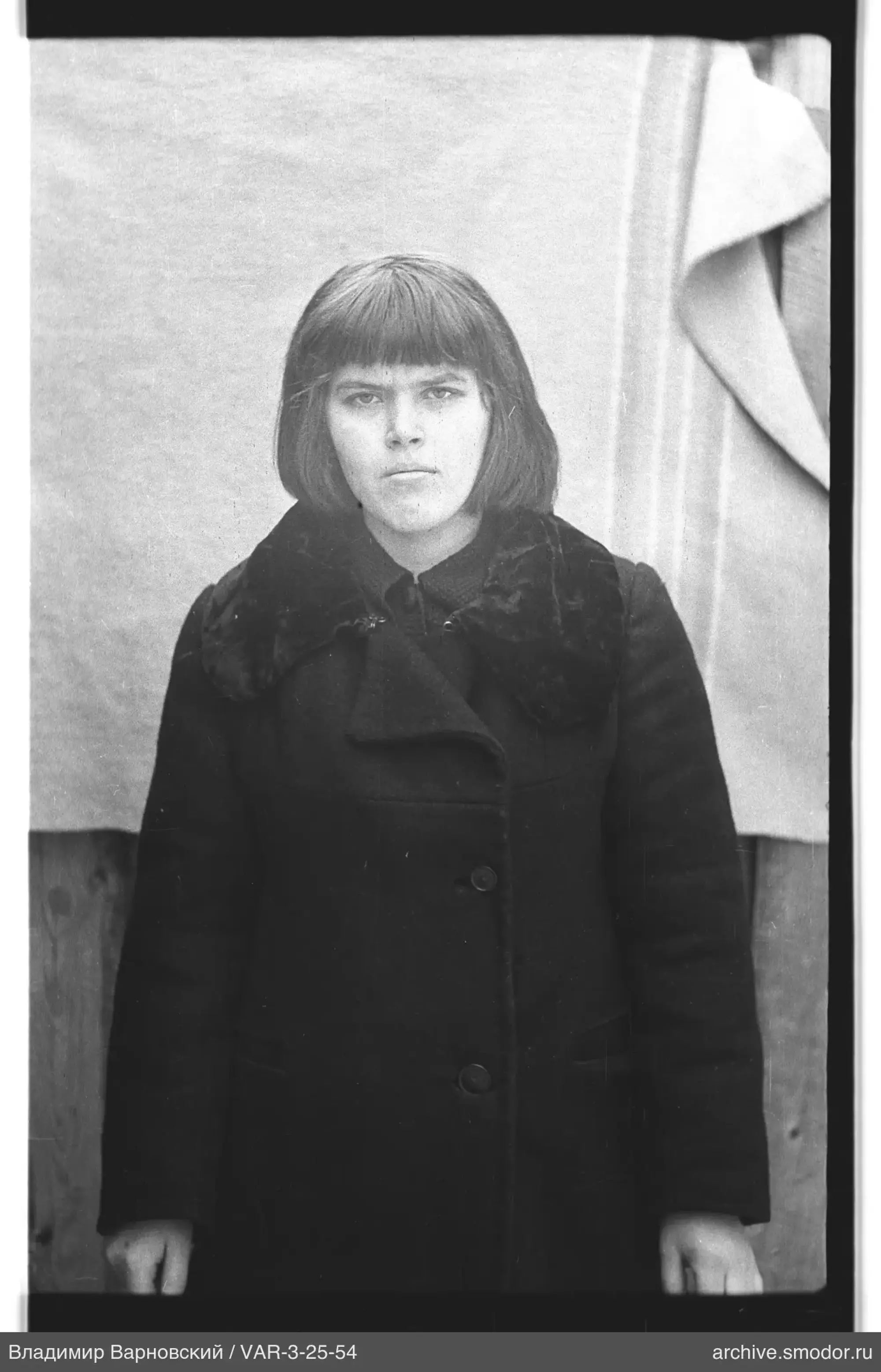 Portrait of a woman with short hair