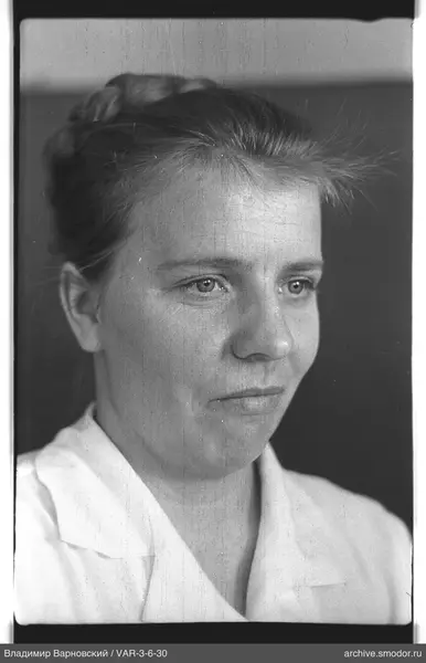 Close-up portrait of a woman