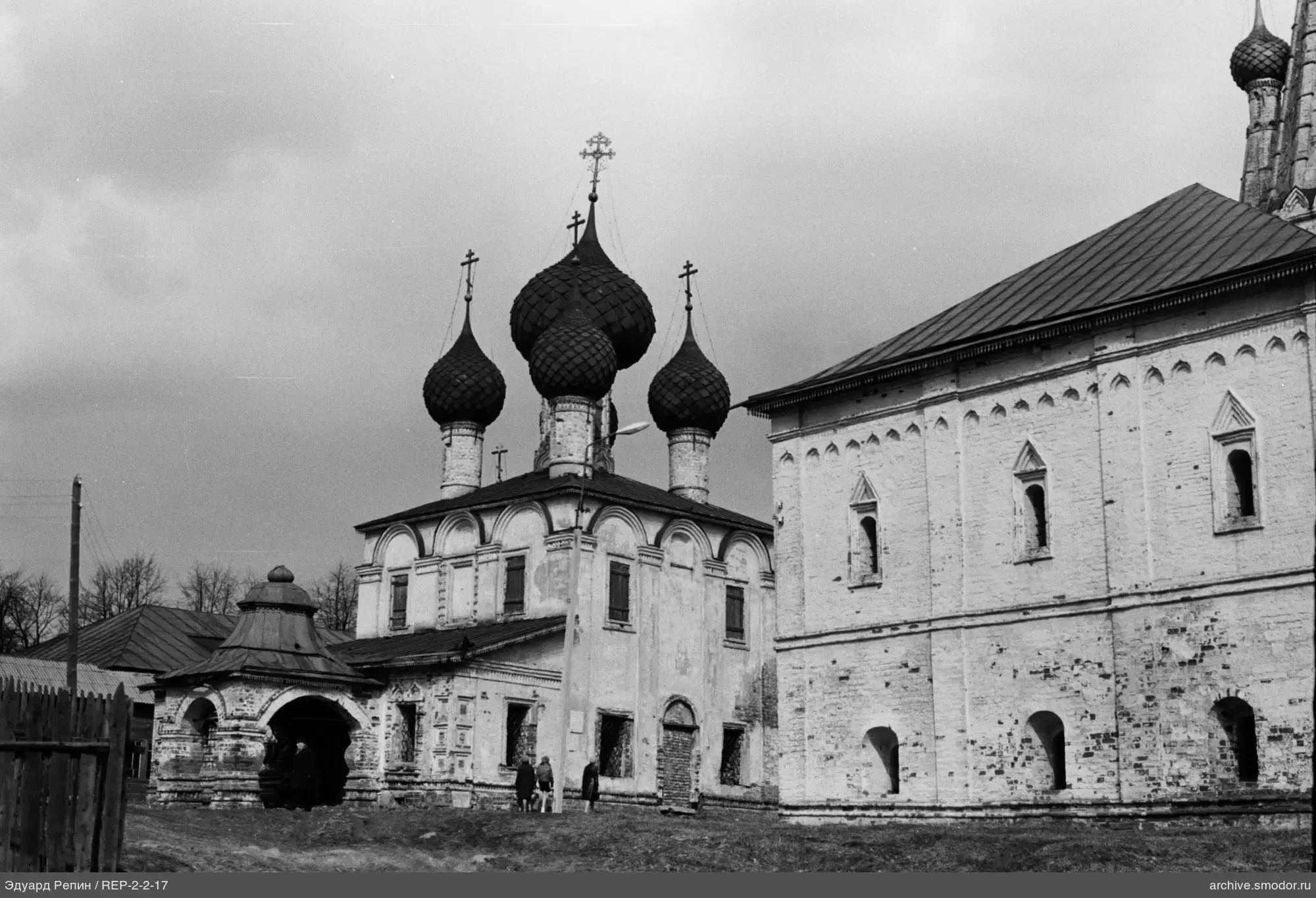 Church with five onion domes