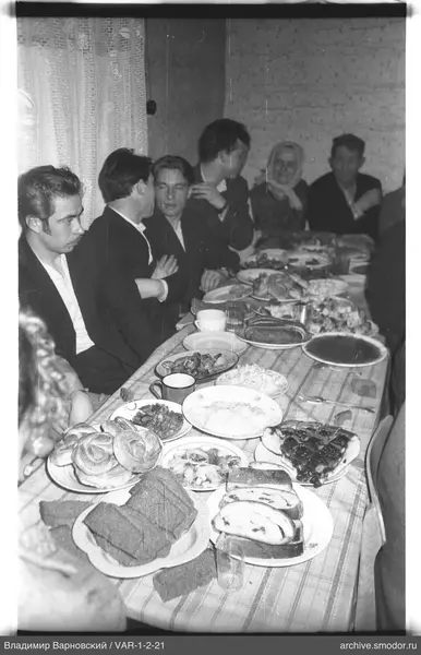 Guests at the festive table