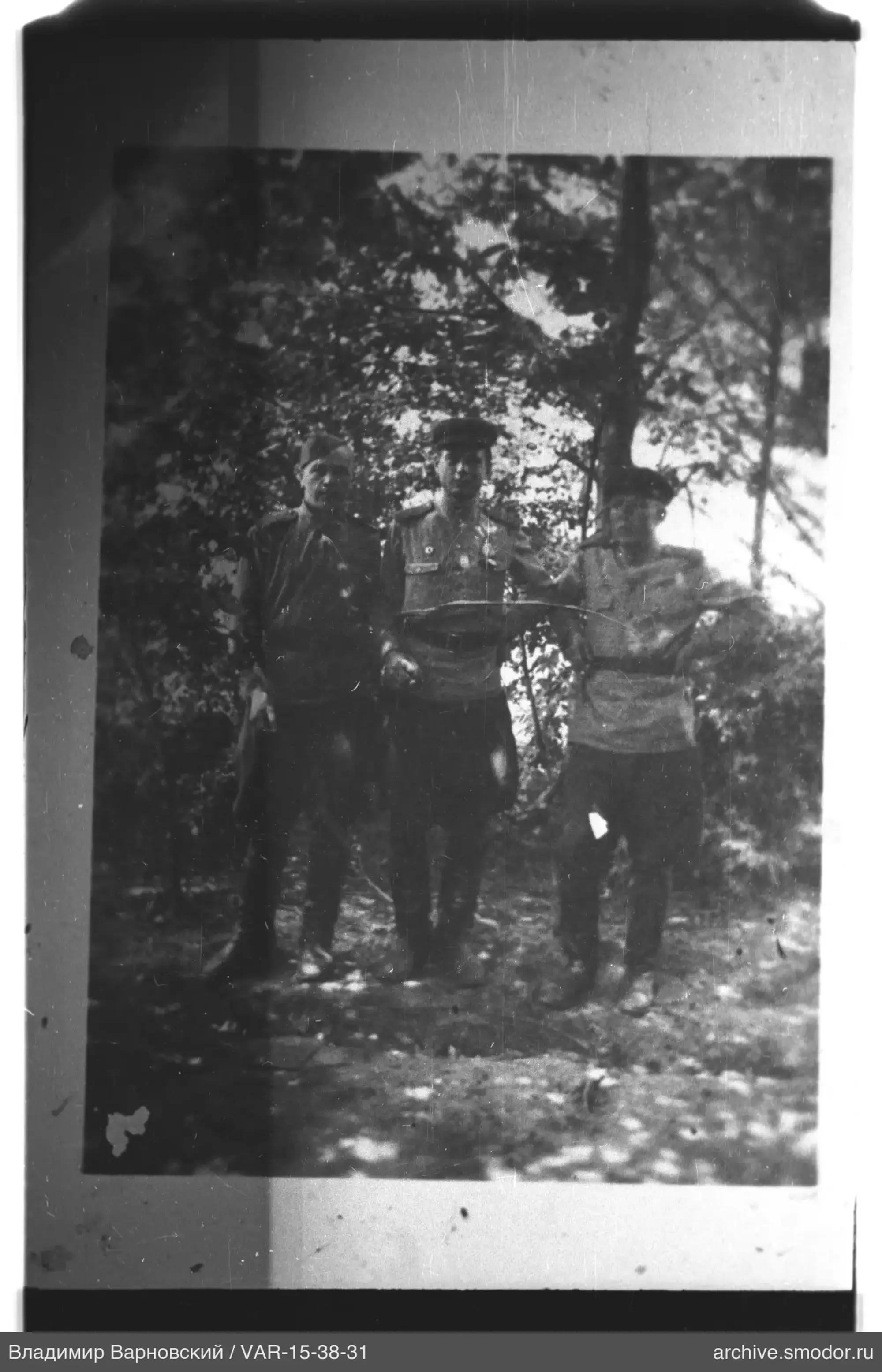 Group of military men outdoors