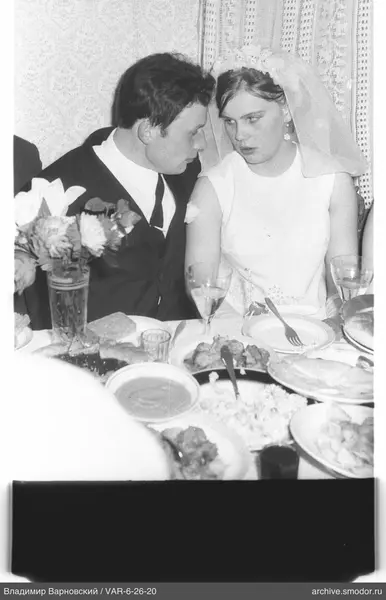 Man and woman at a festive table