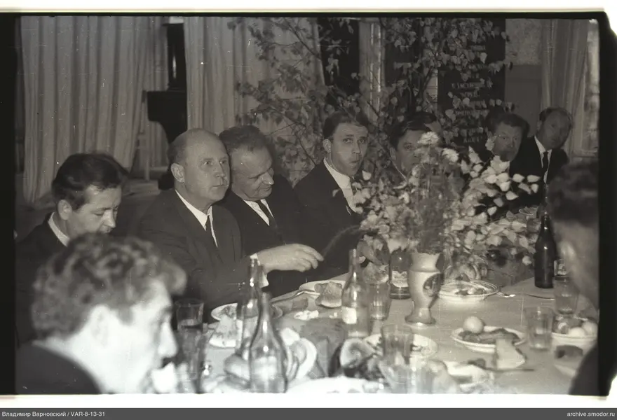 Group of men at a table
