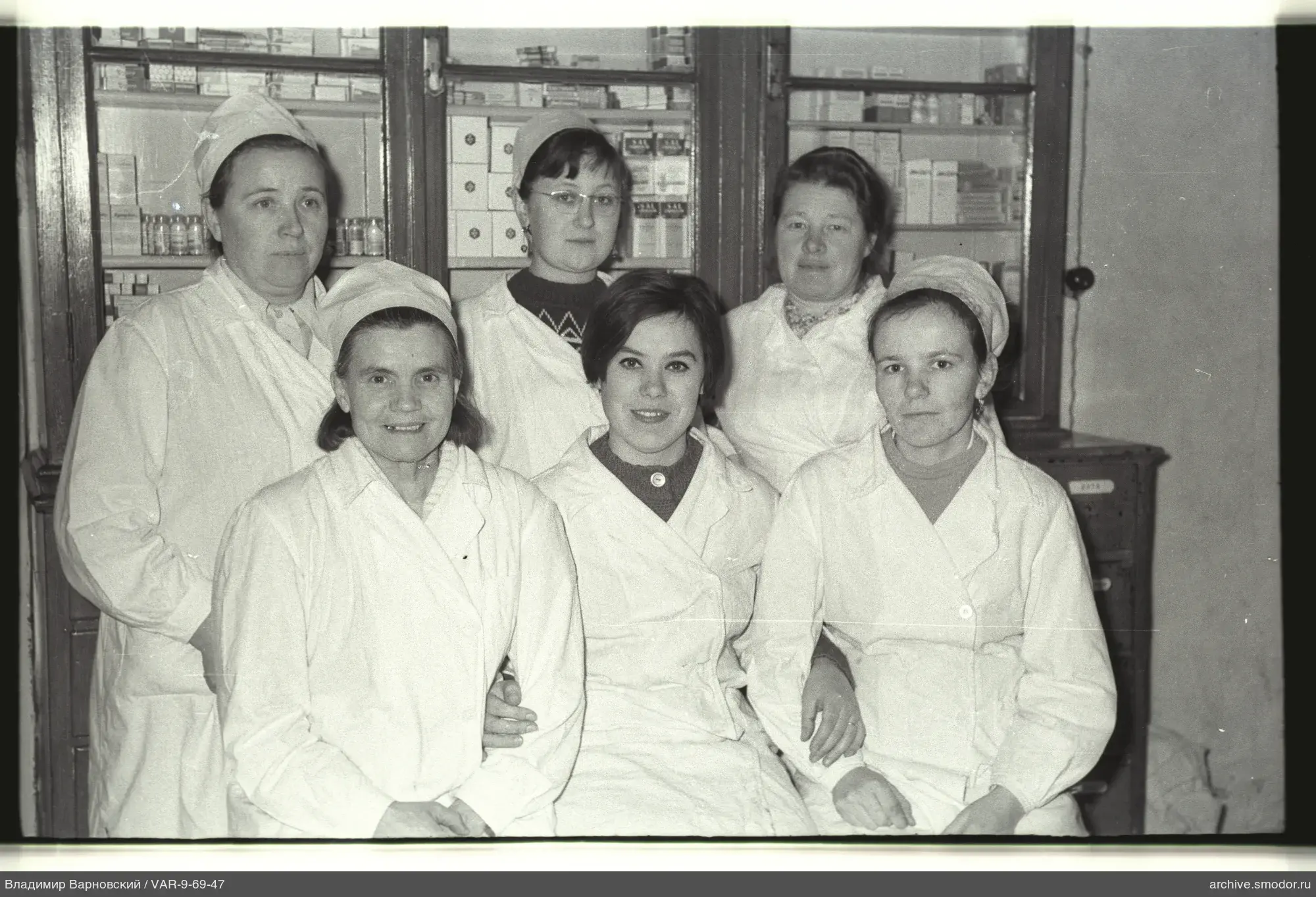 Group portrait of women in medical coats