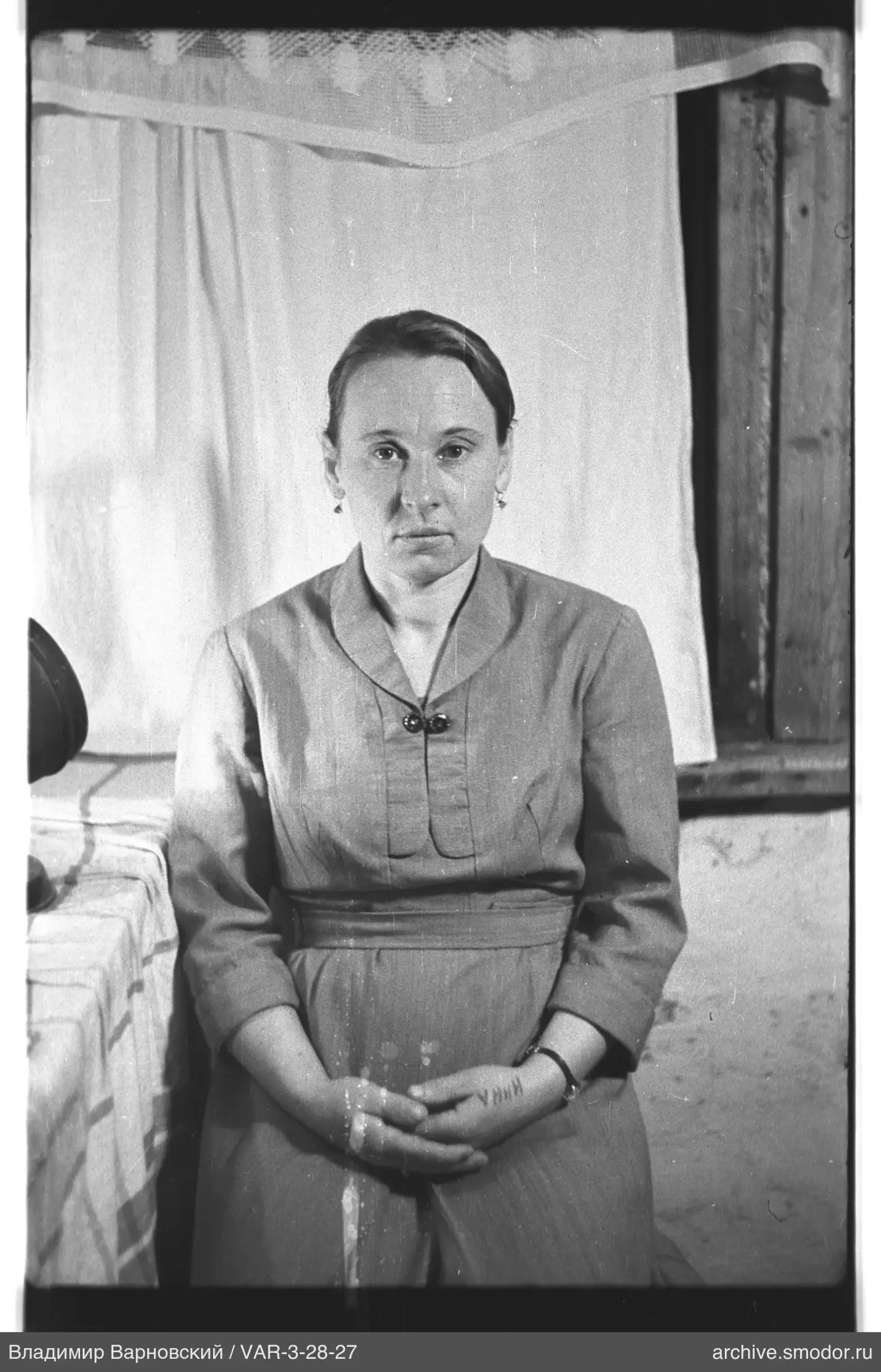 Portrait of a woman in a dress