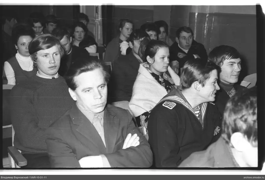 Group of people in hall