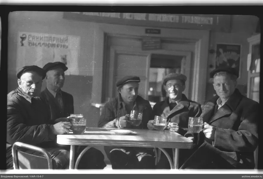 Group of men at a table