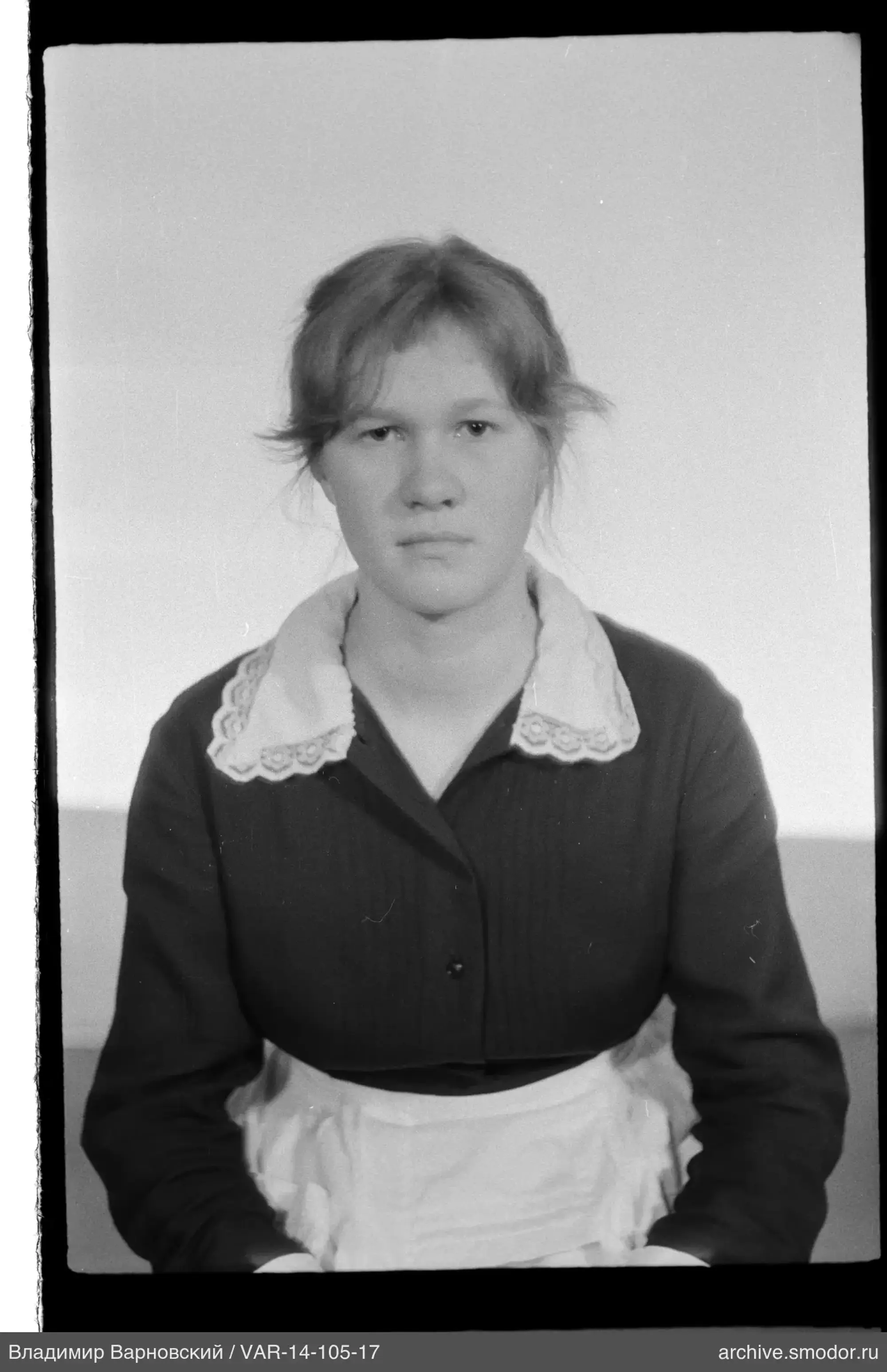 Portrait of a woman in a dark shirt
